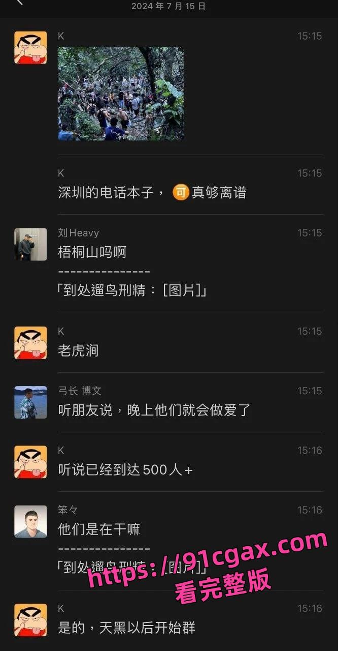 深圳梧桐山老虎涧夜间百人基佬野战淫趴场面真壮观!-3