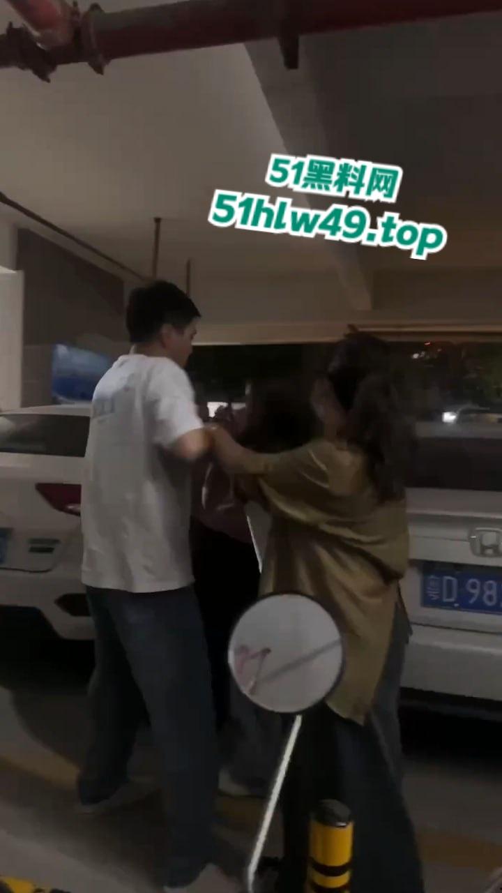 广东汕头肥猪女捉奸,小三车上涂鸦带人当街殴打,肥婆已被逮捕求谅解只能净身出户。-4